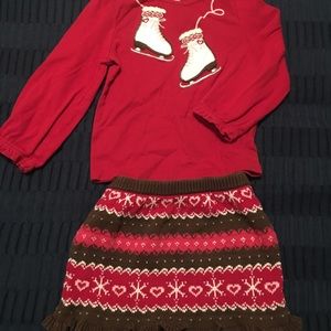 Gymboree two piece winter set Size 4T